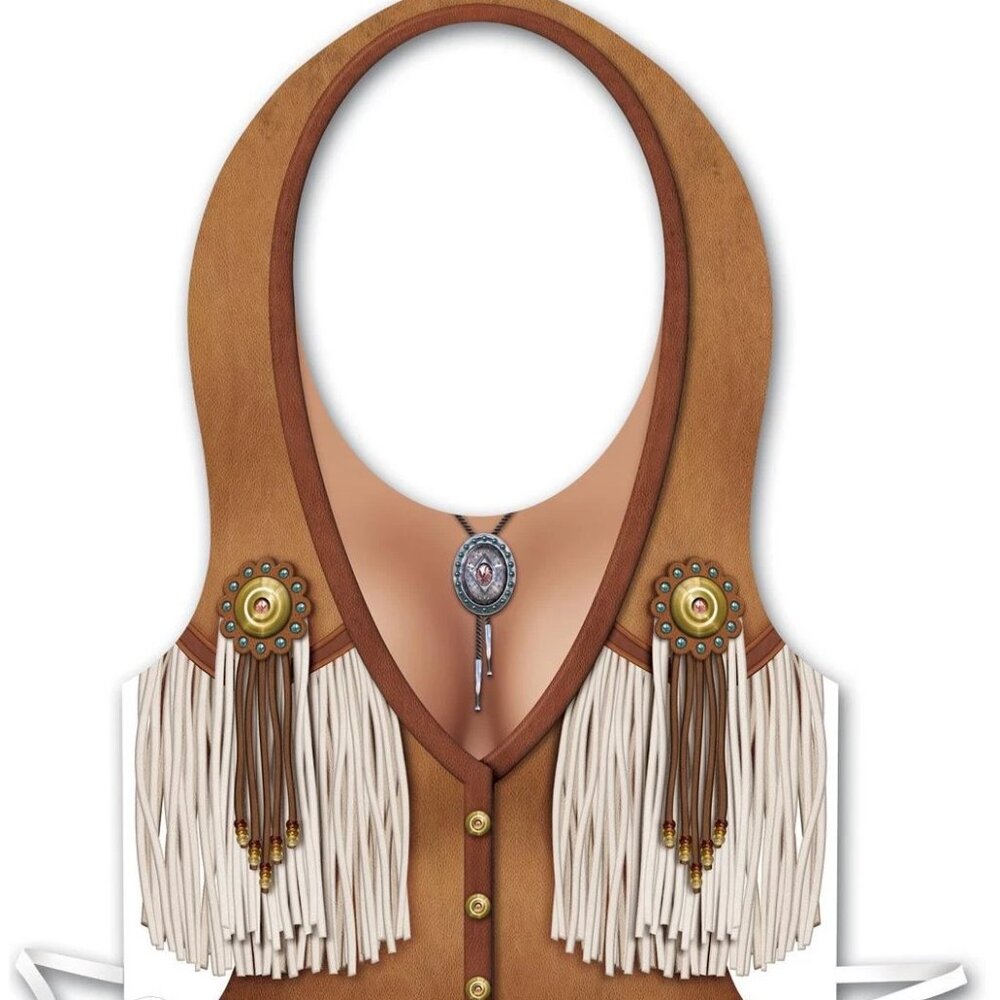 Case of 48 Beistle Sexy Plastic Cowgirl Vests Halloween Cosplay All New $150!